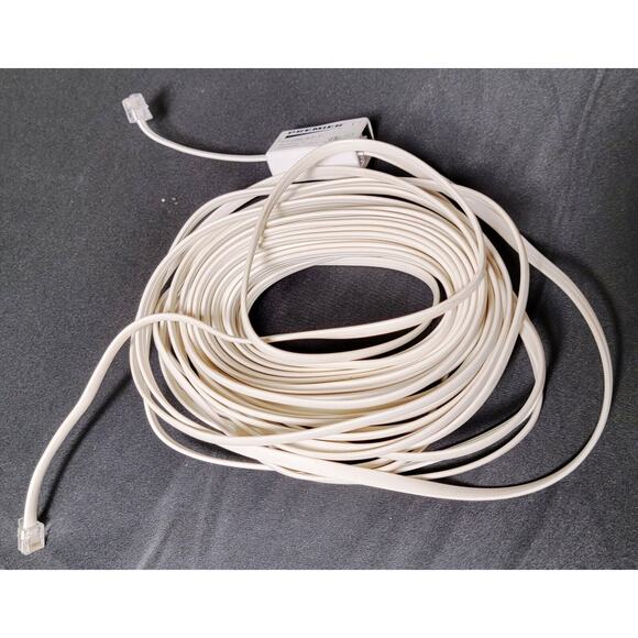 15' Telephone Modular Cable Extension Wire RJ11 Premier DSL Filter PT-DSL-ILF-T - Picture 1 of 8